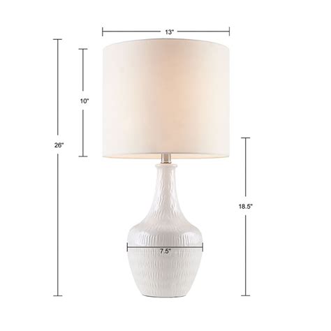 celine table lamp|Hampton Hill Celine Textured Ceramic Table Lamp & Reviews.